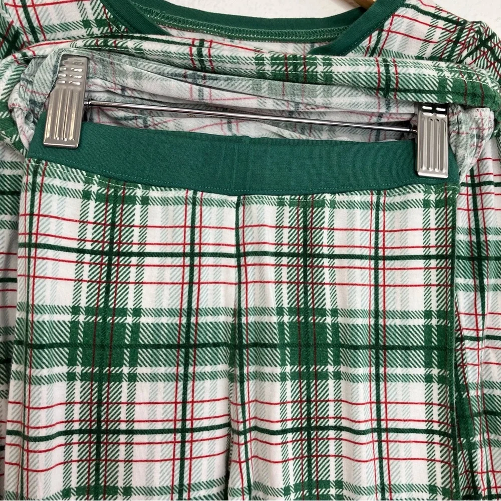 Little Sleepies Noel plaid 2 piece‎ pajama set Christmas size 2T
